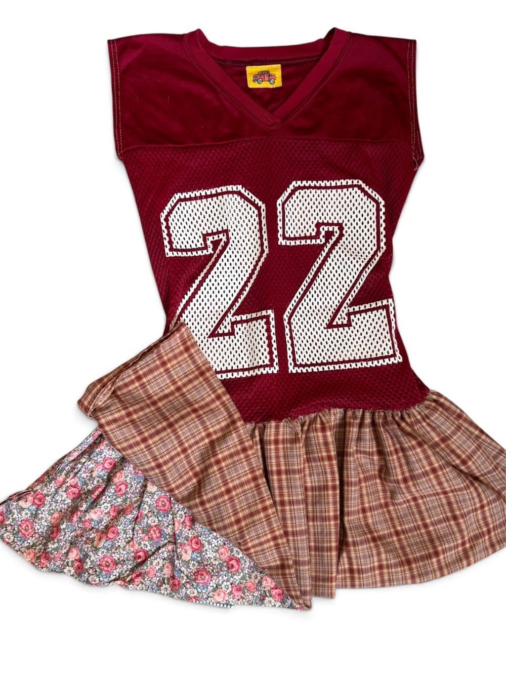 Mesh Jersey Mini Dress with Adjustable Waist